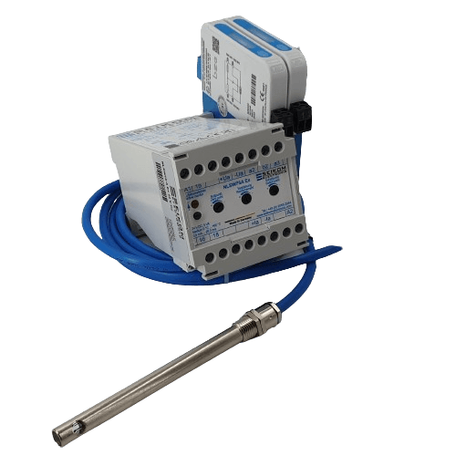 Unidad de evaluación NLSW75A Ex, control de caudal para zonas ATEX con salida analógica (0 ... 10 V, 4 ... 20 mA) y salida de relé