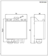 PTH-3502 Pressure transmitter up to 5,000 Pa with analog output