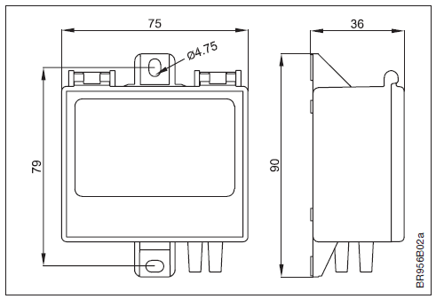 PTH-3202-CK Pressure transmitter up to 2,500 Pa with analog output (including PTH-CONNECTION-KIT (hose, 2 m; 2 x hose connection))