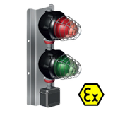 Lampe flash au xénon pour environnements ATEX zones 1, 21, 2, 22