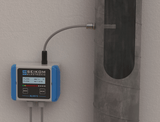 RLSW9 volumetric flow meter for measuring the flow of gases up to 350°C