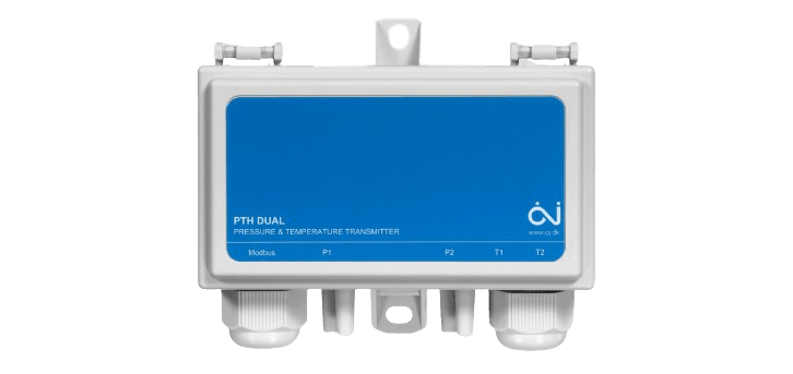 PTH-6501-2 Trasmettitore di pressione fino a 5.000 Pa e con Modbus (trasmettitore di pressione doppio Modbus RTU)